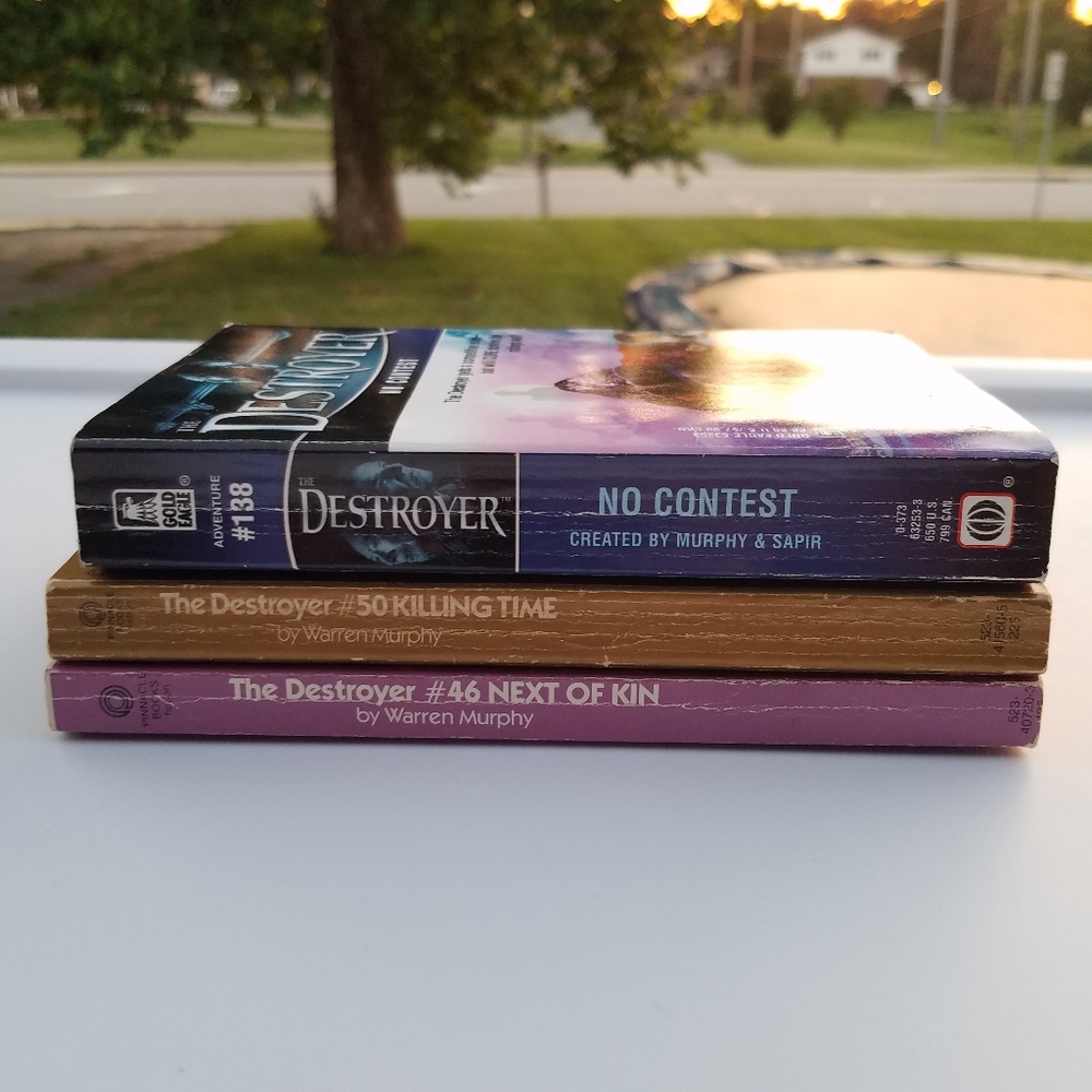 Lot of 3 Paperback Books The Destroyer Series